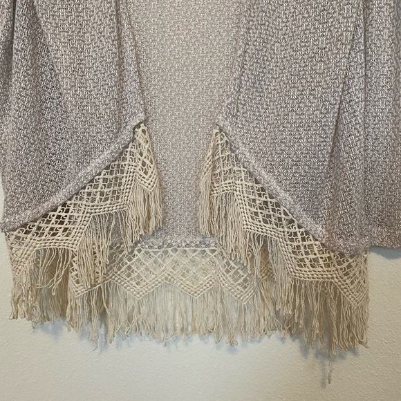 American Rag - Lace Long Cardigan Sweater - Size L/XL - Picture 2 of 5